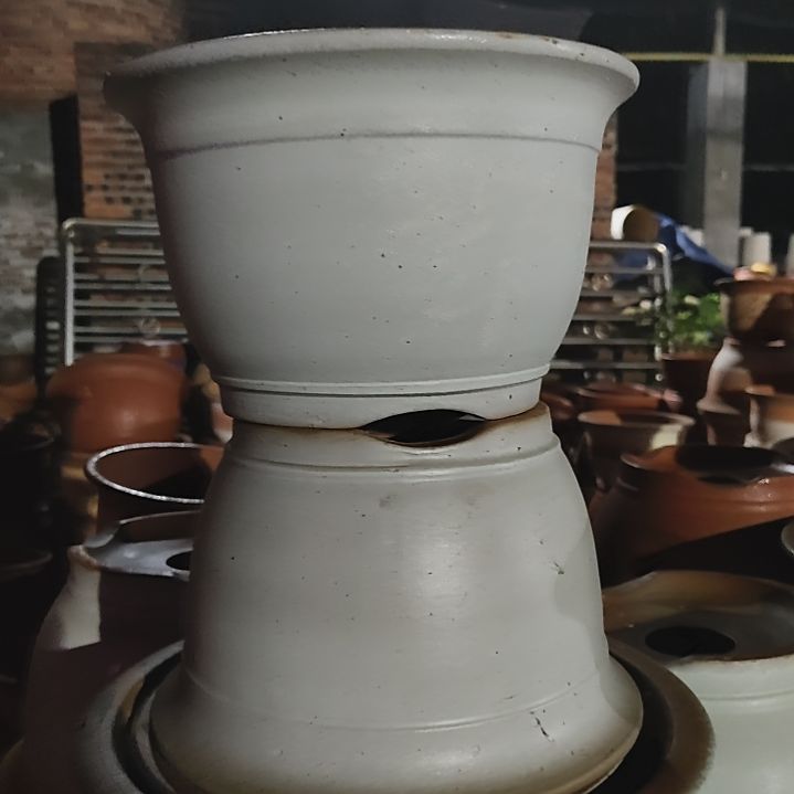 陶口径25高15矾兰两个