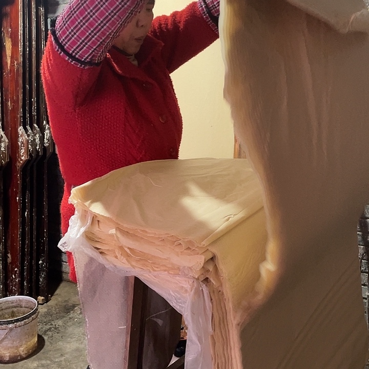 白夹子四尺整纸纯手工