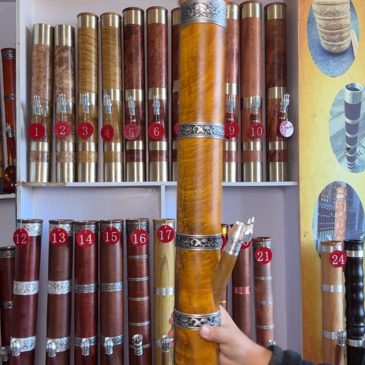 云***）中号金丝楠木烟筒