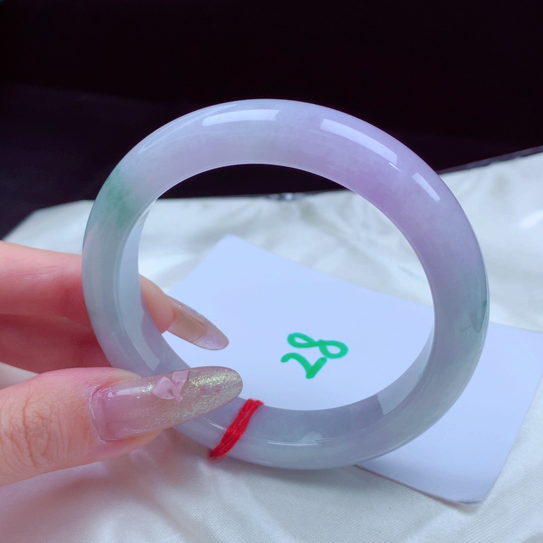 未镶嵌手镯翡翠天然缅甸翡翠A货手镯 28号