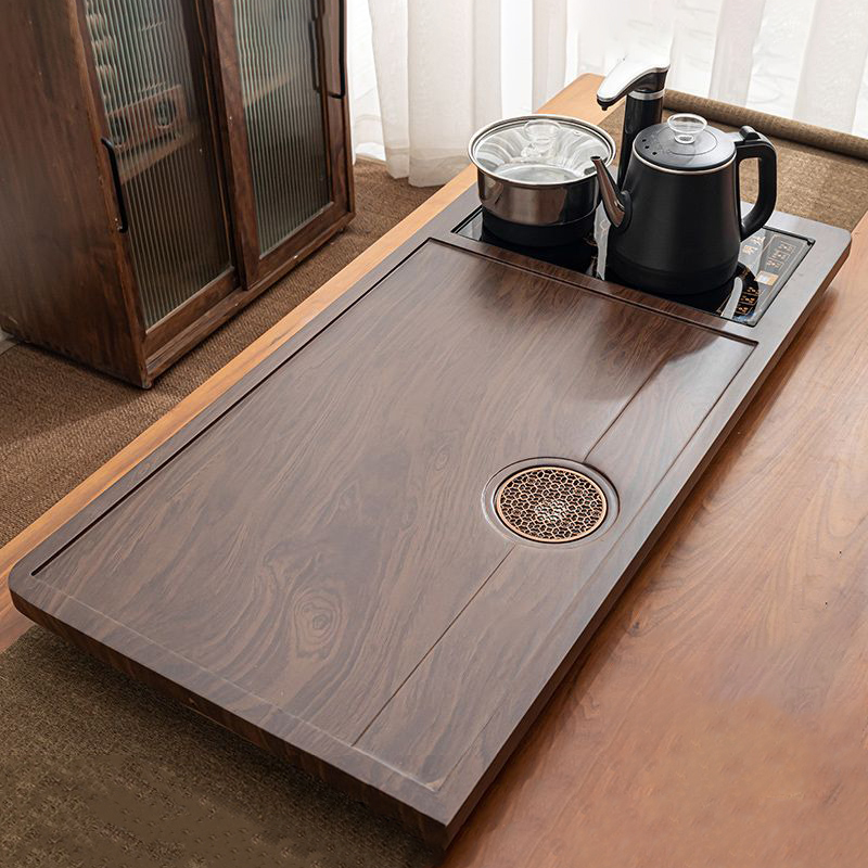 整套功夫茶具客厅2025新款茶台茶海茶盘一体全自动烧水壶家用简约