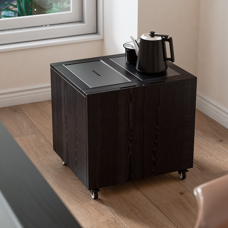 移动茶水柜茶台客厅家用小茶车实木边几泡茶一体阳台茶桌茶几