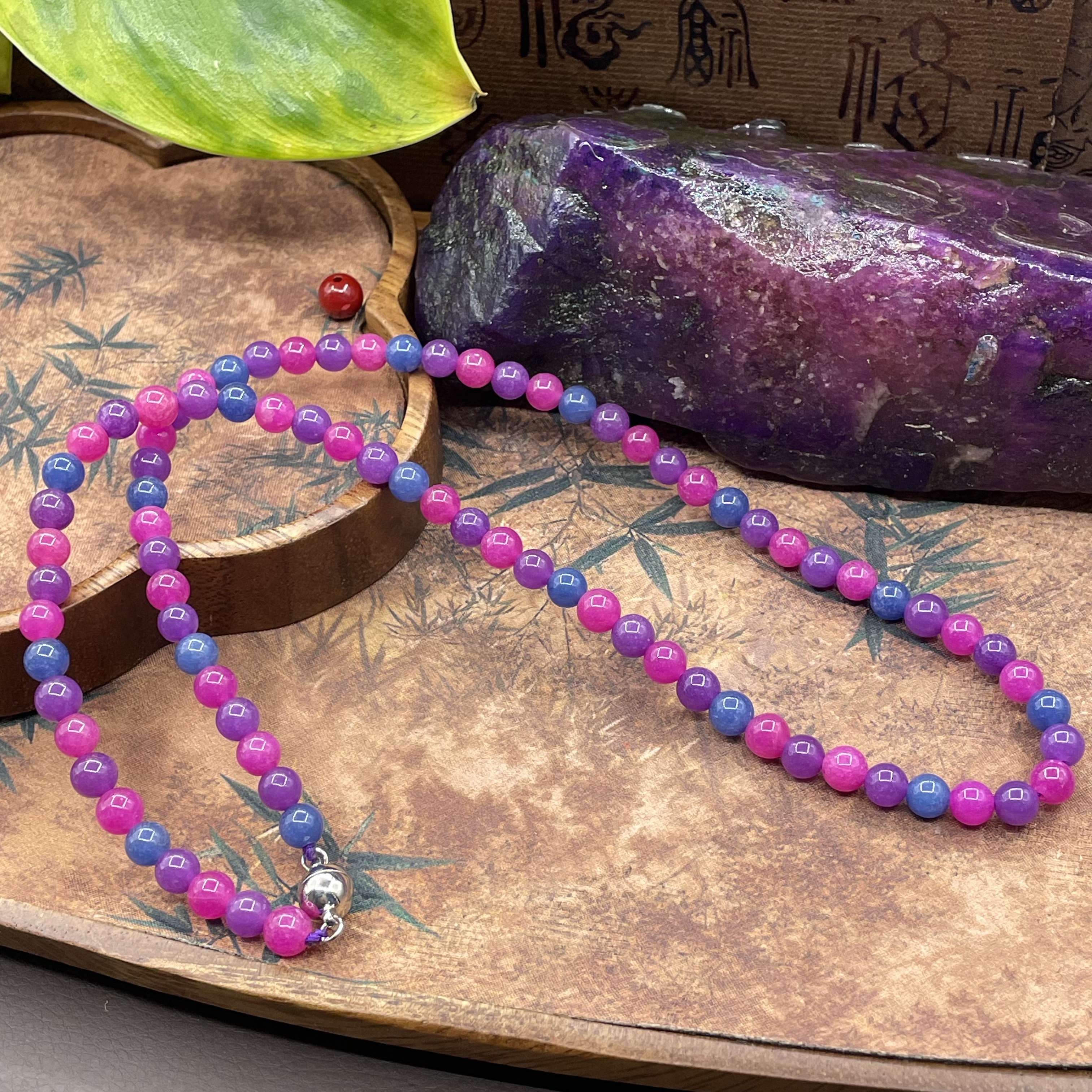 含辰砂工艺品【繁花珠宝甄选】多宝舒项链RX60022