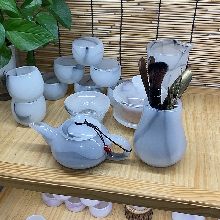 3****3水墨一套，主人杯2茶壶1六君子