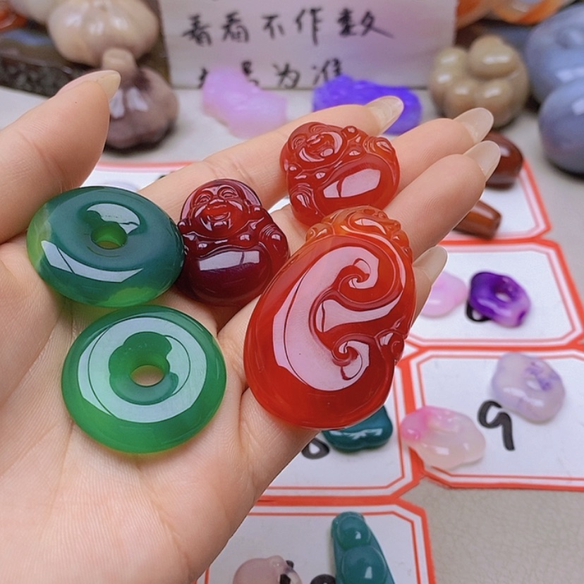 【闪购商品】未镶嵌玛瑙/玉髓珠宝半成品?****?