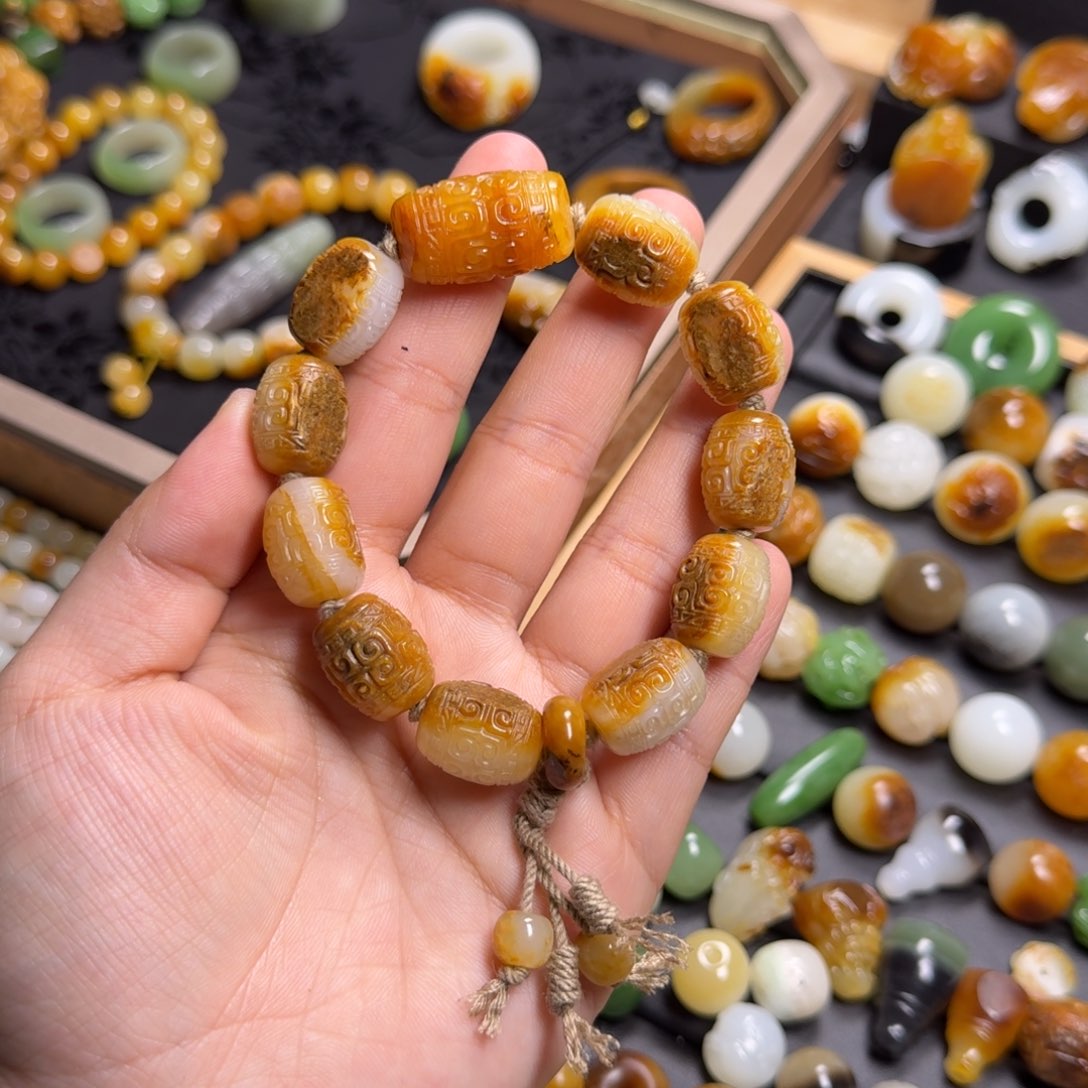 和田玉配饰未镶嵌@**极