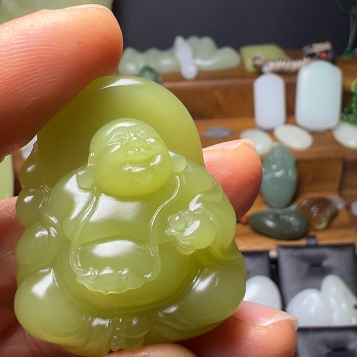 明***东和田玉未镶嵌吊坠(赠链)