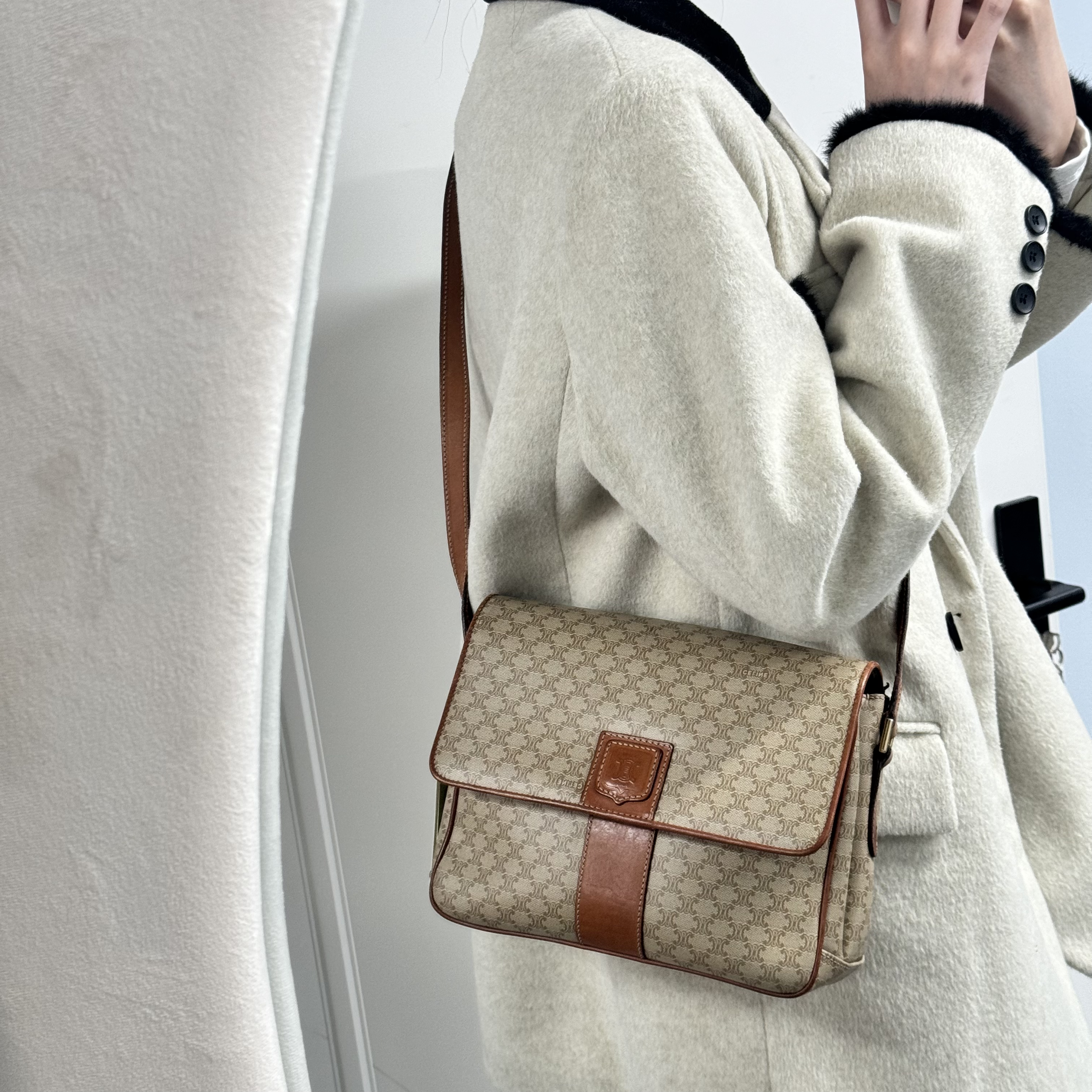 95新 Celine/思琳 LL19/斜挎包