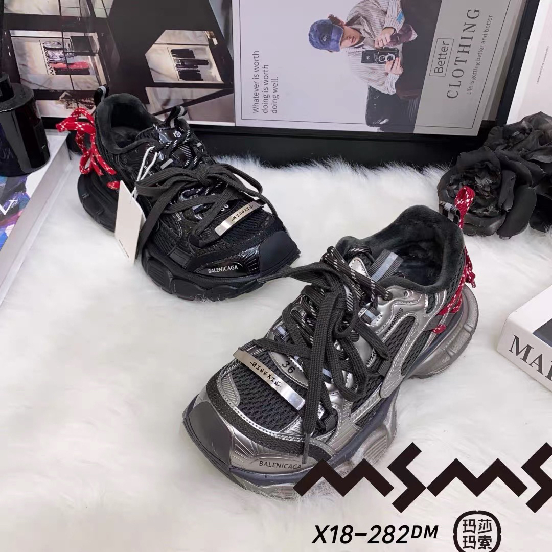 18-282玛莎玛索2025冬季新款女鞋复古中筒马丁靴短靴老爹鞋大棉