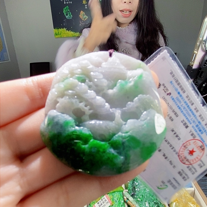 颈饰未镶嵌翡翠翡翠