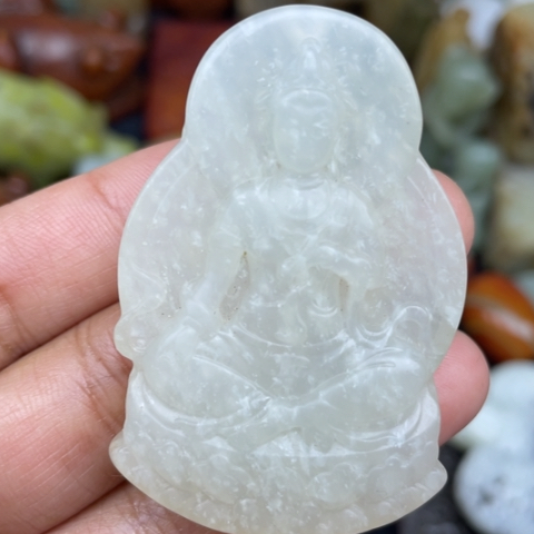 蛇纹石玉未镶嵌颈饰6