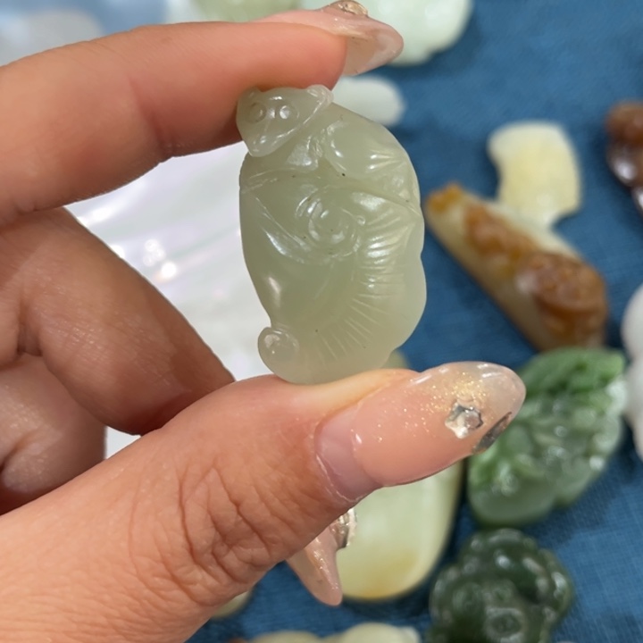 和田玉吊坠(不含链)未镶嵌