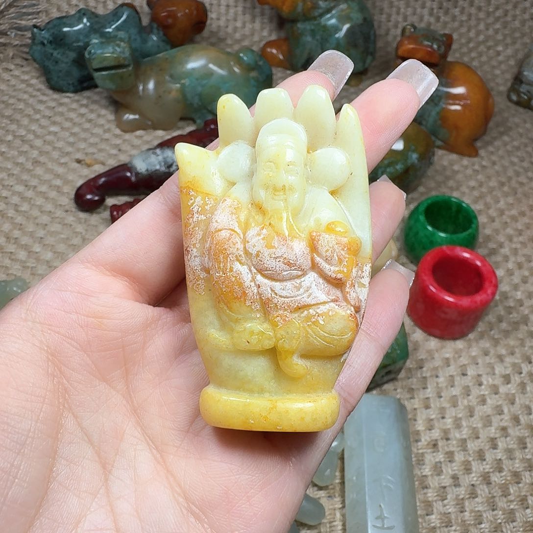 白玉菩提吊坠挂件