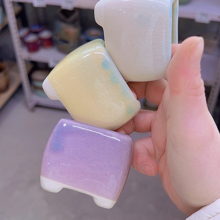 红陶陶瓷花盆当场满12包邮