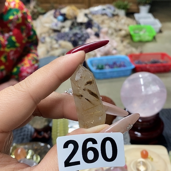 水晶未镶嵌珠宝半成品