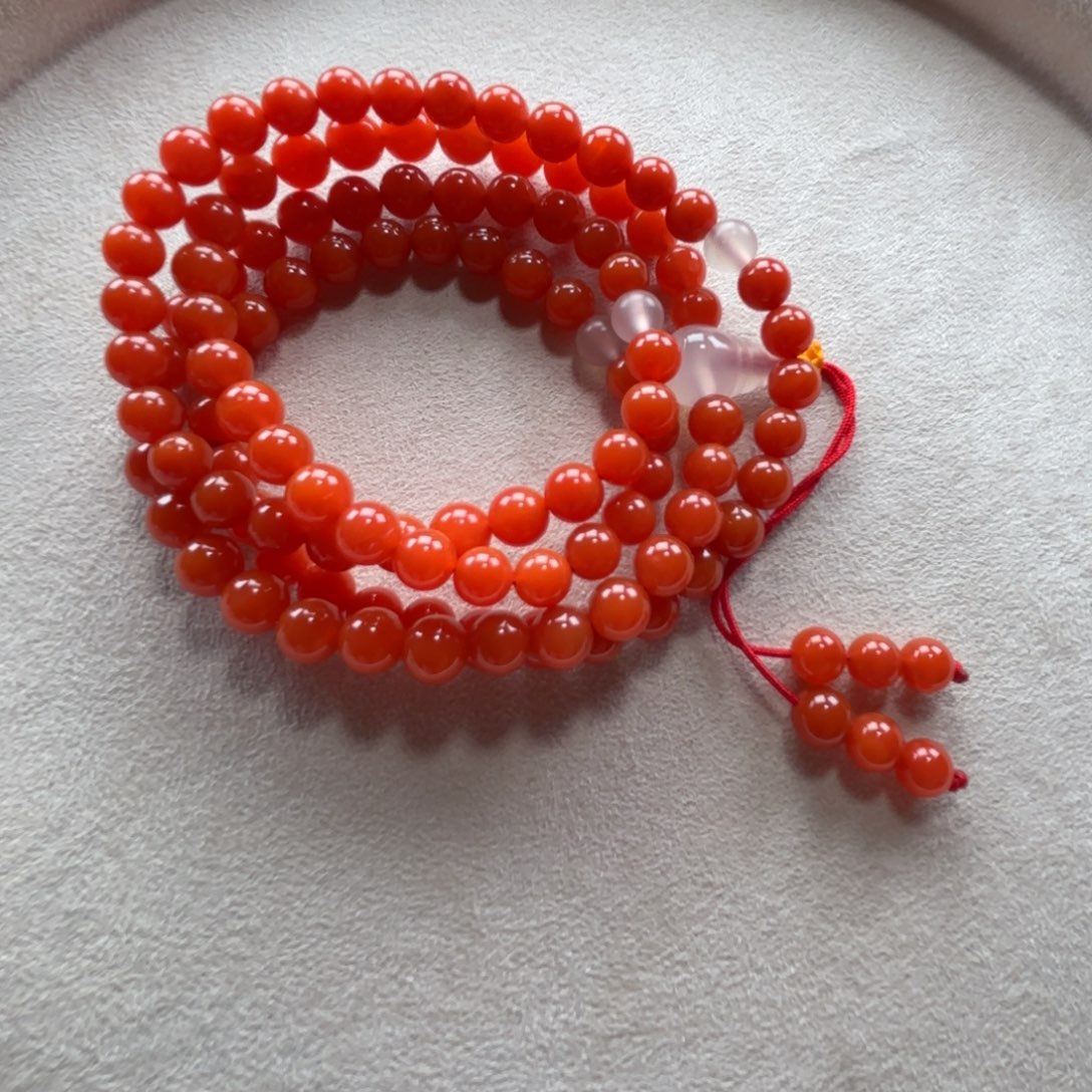 南红玛瑙7➕多圈未镶嵌