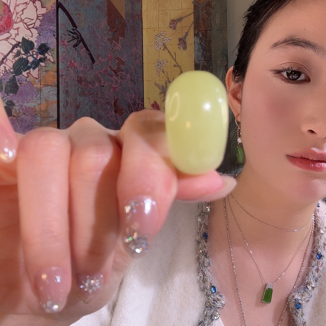 和田玉未镶嵌戒指