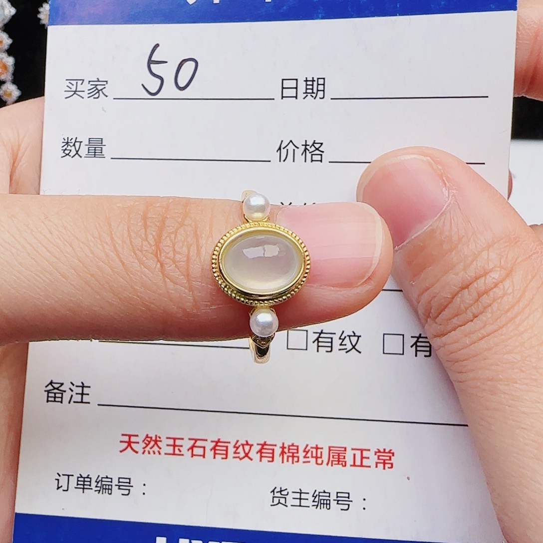 翡翠戒指银S925镶嵌11111111111