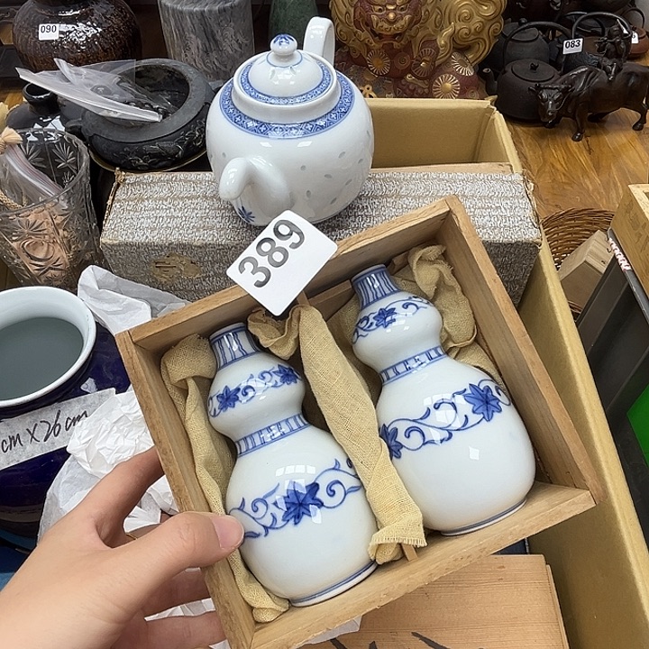瓷片呀工艺品摆件瓷器摆件正能量