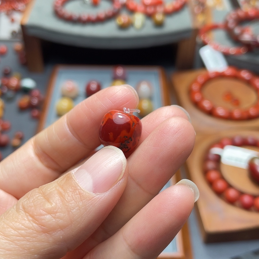 未镶嵌单珠12多样性发1南红玛瑙