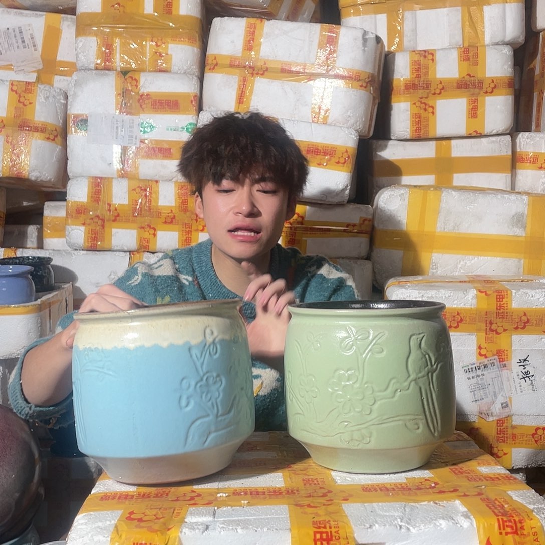 红陶宜兴紫砂花盆18/18