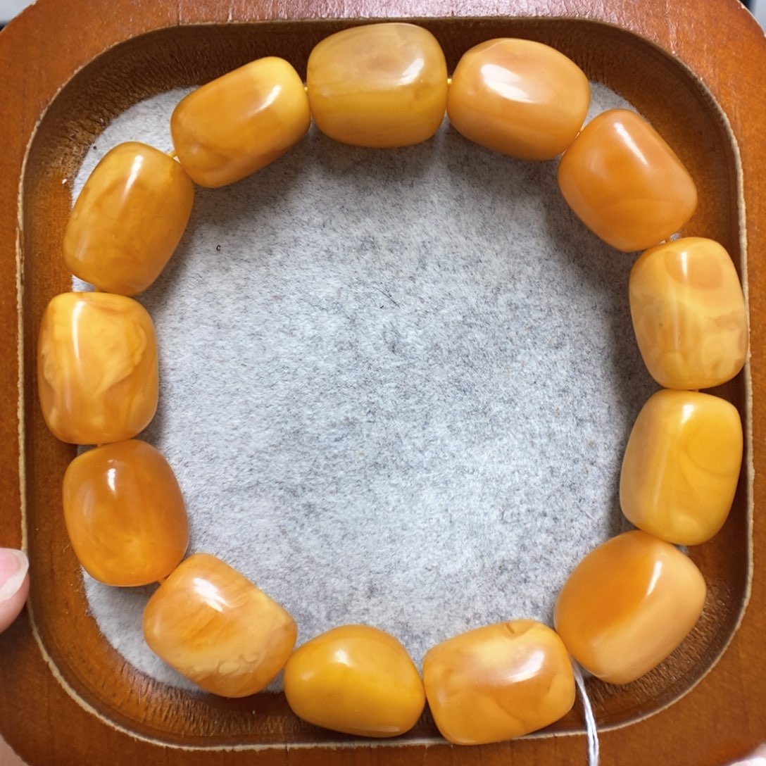 蜜蜡手串未镶嵌蜜蜡手串