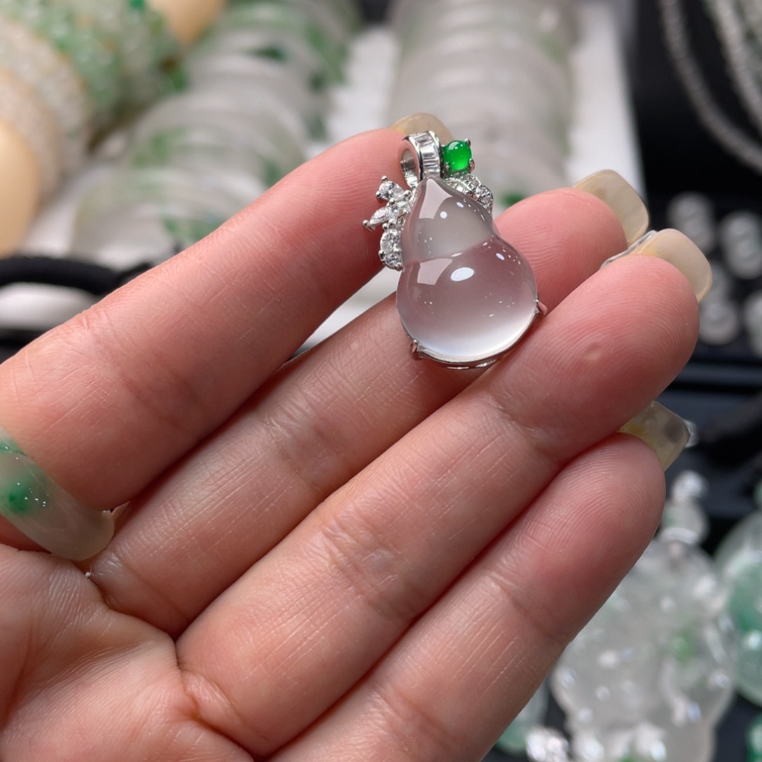 吊坠(不含链)未镶嵌石英质玉