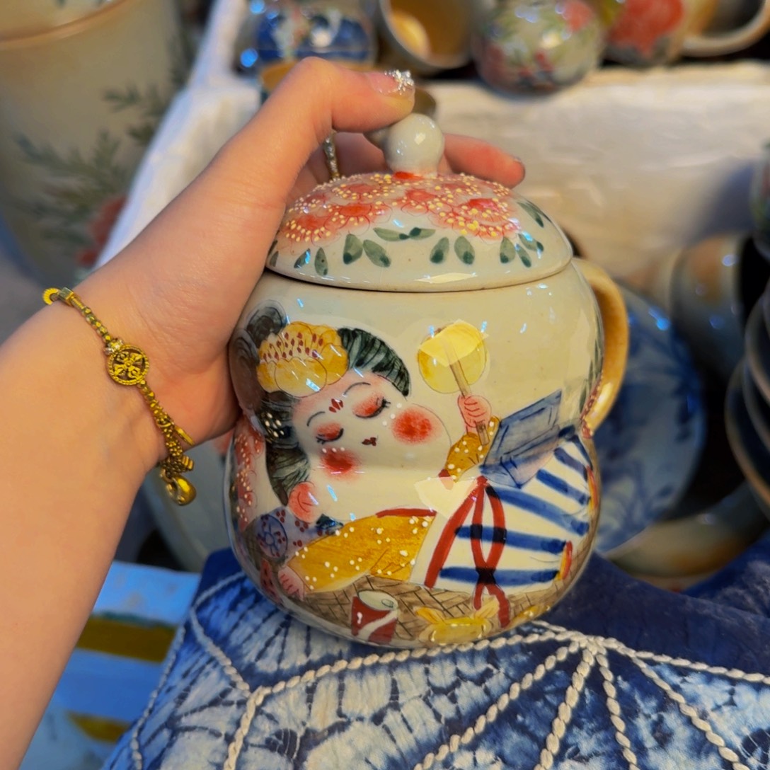 瓷片景德镇陶瓷手工手绘