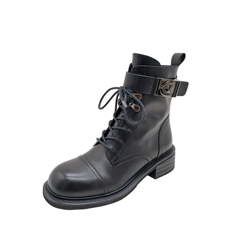 伊伴冬季加绒保暖女鞋冬靴酷高帮保暖女靴 B22622705