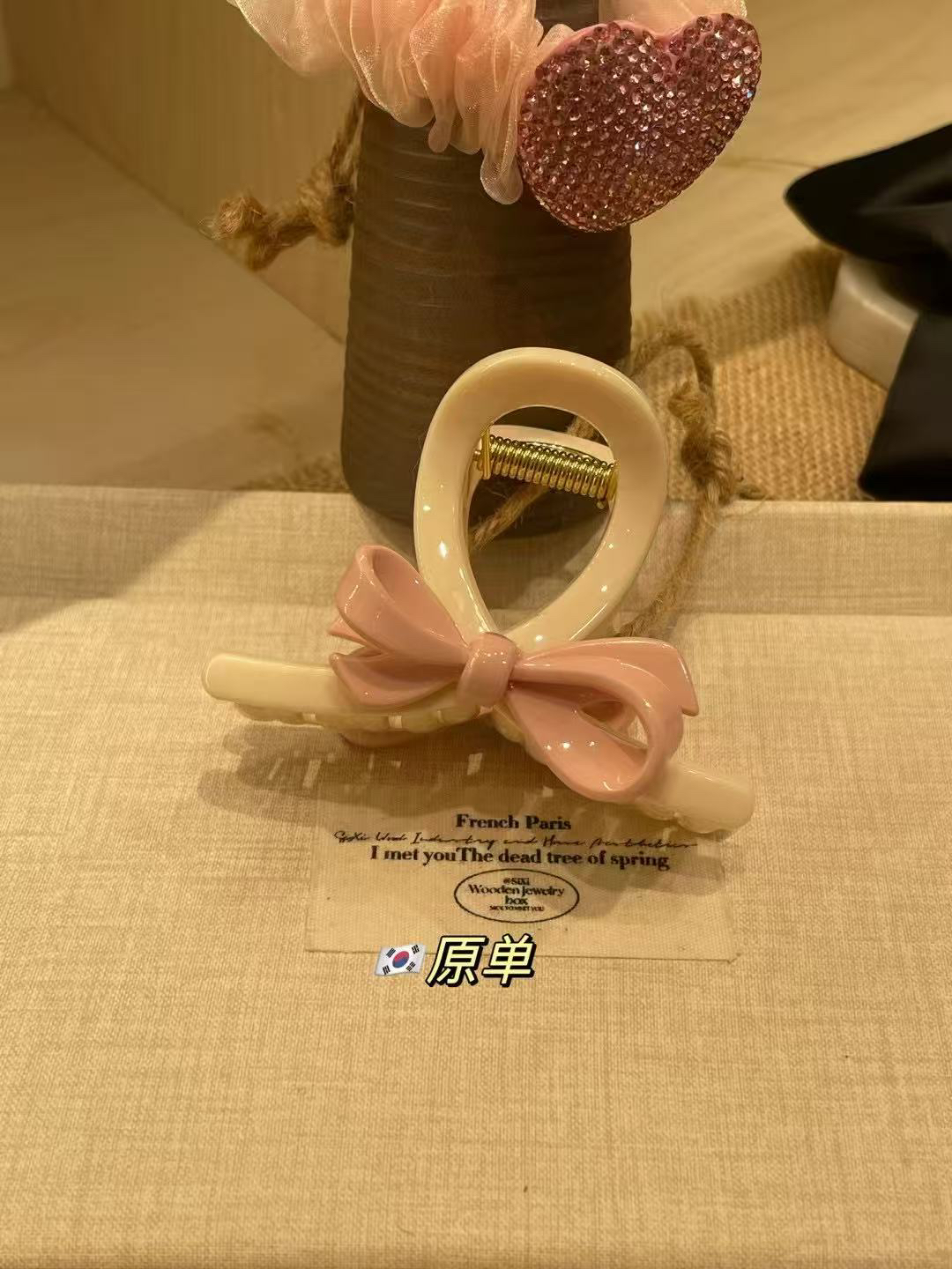 KiKi酱韩饰抓夹集合链接气质轻奢时尚百搭简约韩版网红满钻重工