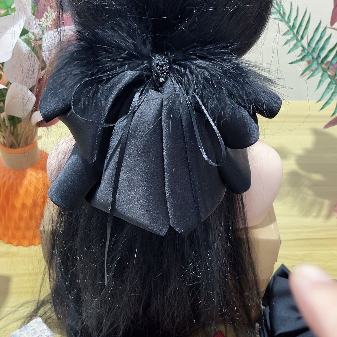 布艺铁合金蝴蝶结发夹