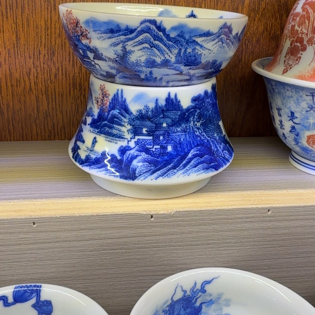 东***梦陶杯子景德镇全手工手绘陶瓷