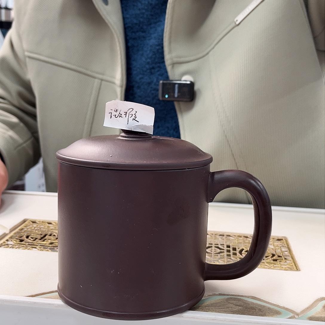 茶杯紫砂微瑕盖杯