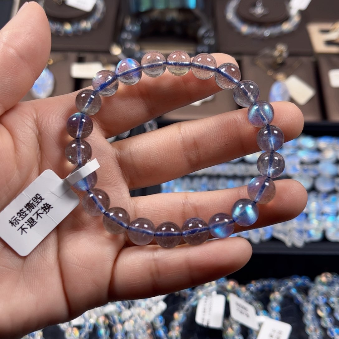 长石手链未镶嵌8.3左右