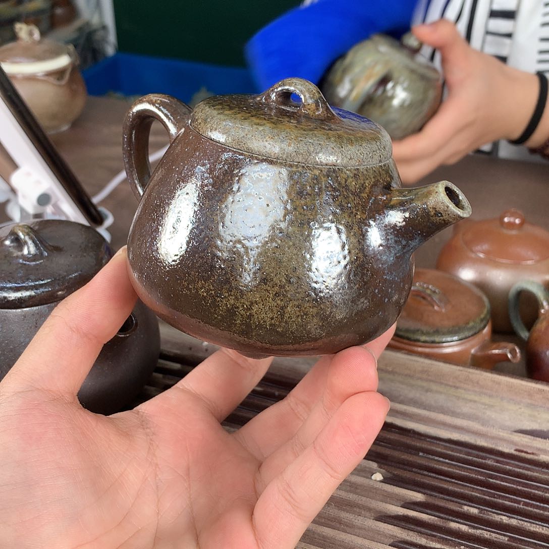 紫砂茶壶纯自然柴烧