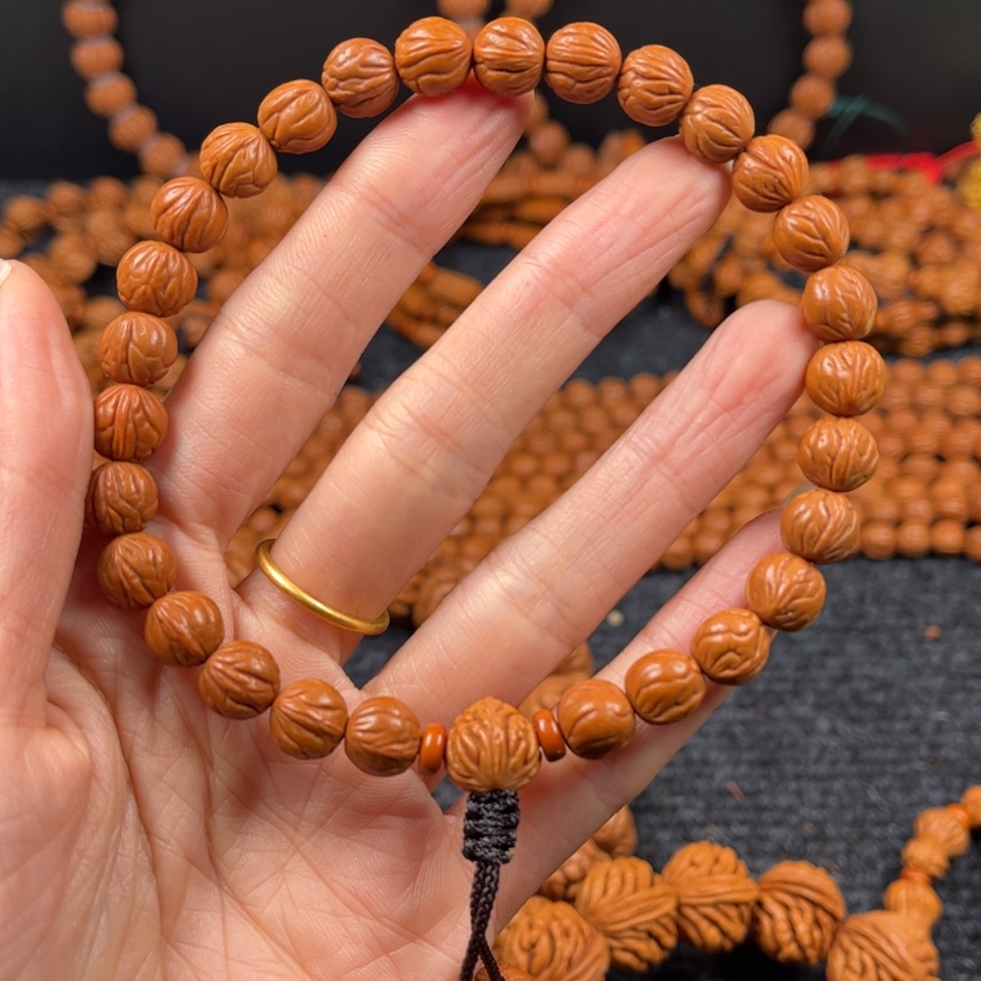 宙***长桃核手串C10桃核手持