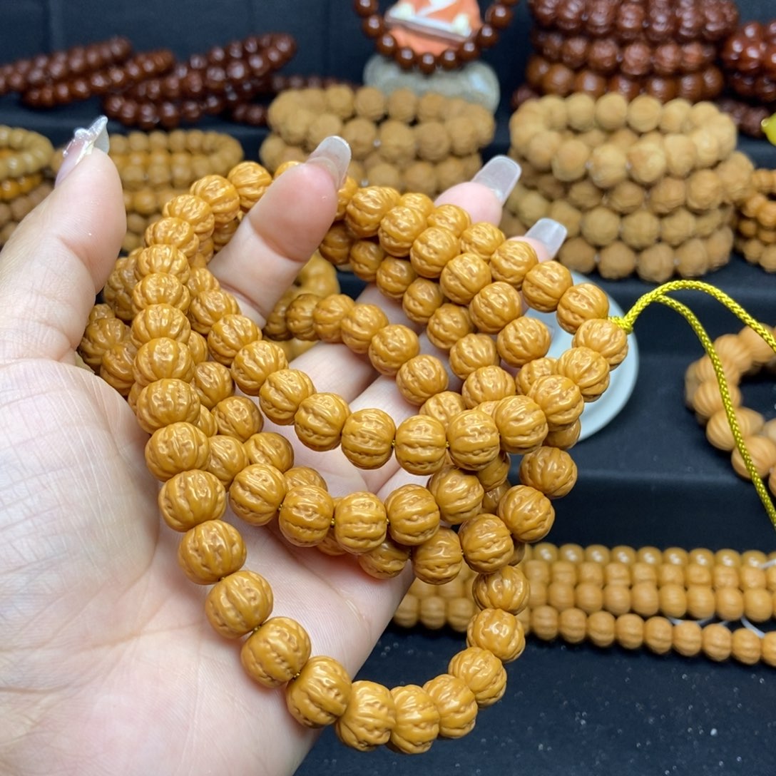 猴头核桃吊坠常**过小肉筋八棱脖挂