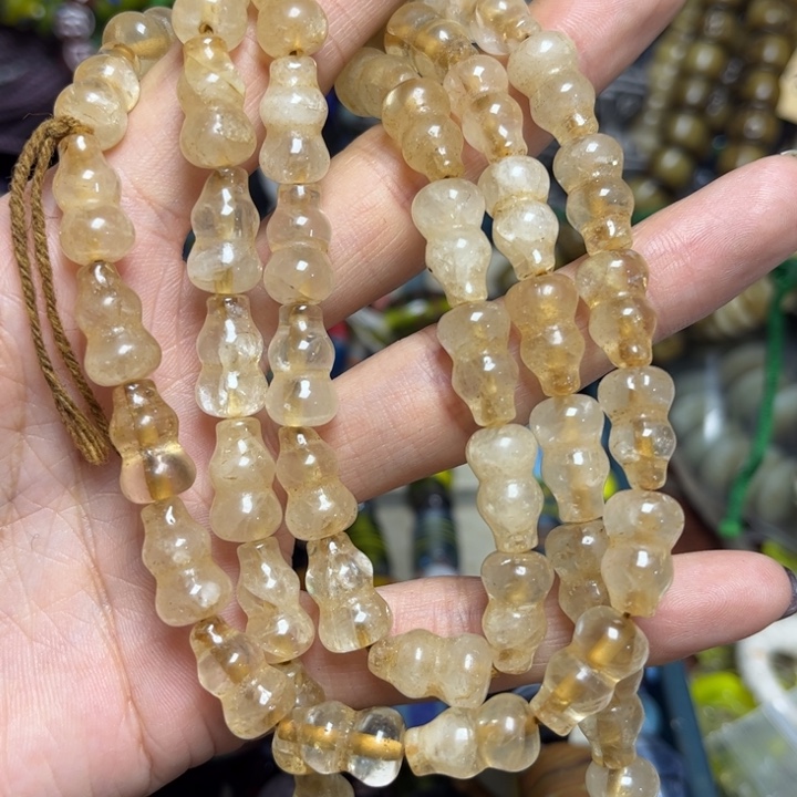 颈饰玻璃2352喜马拉雅老白水一条