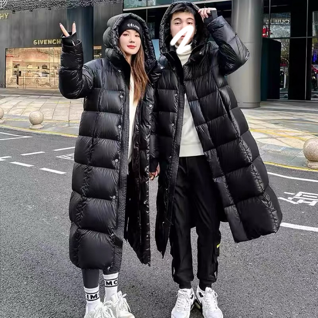 【长款】只卖真羽绒现货+运费险男女同款奢品定制羽绒服HJCK