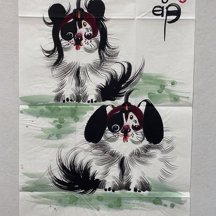 龙***香带灯款韩老师三尺小狗