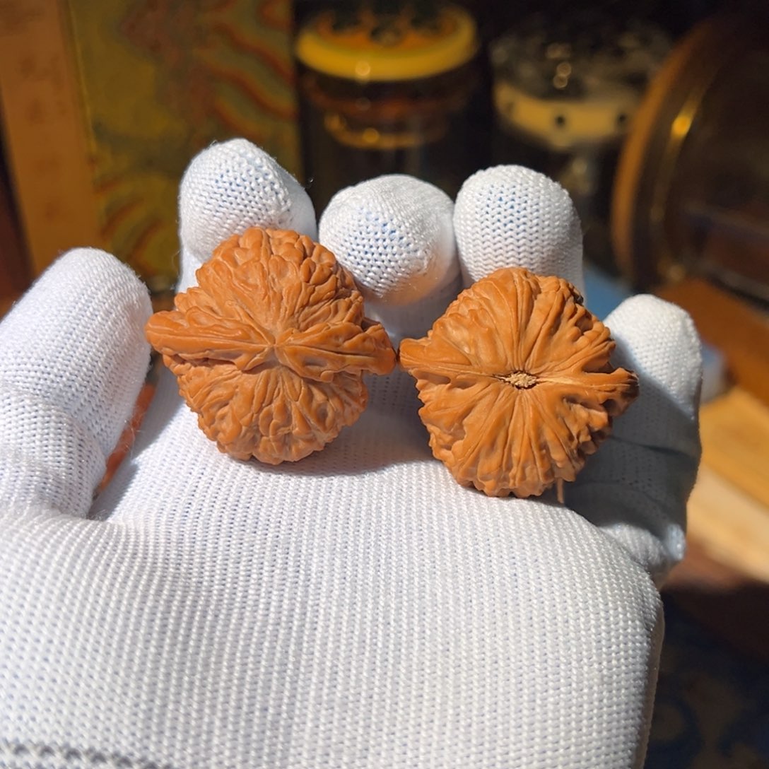 文玩核桃把件全品汉高白36