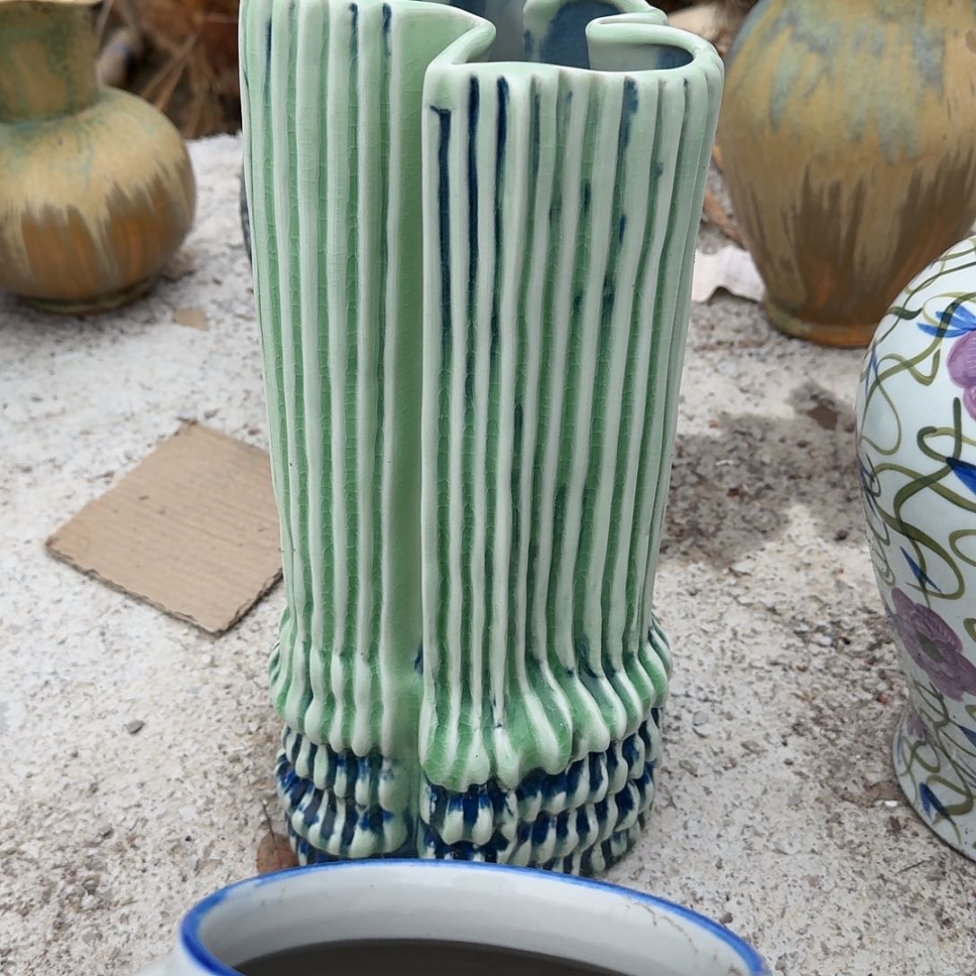 陶瓷微瑕景德镇手工花器