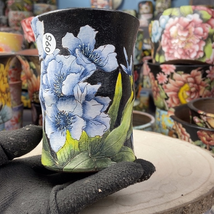 红陶景德镇艺术手绘作品