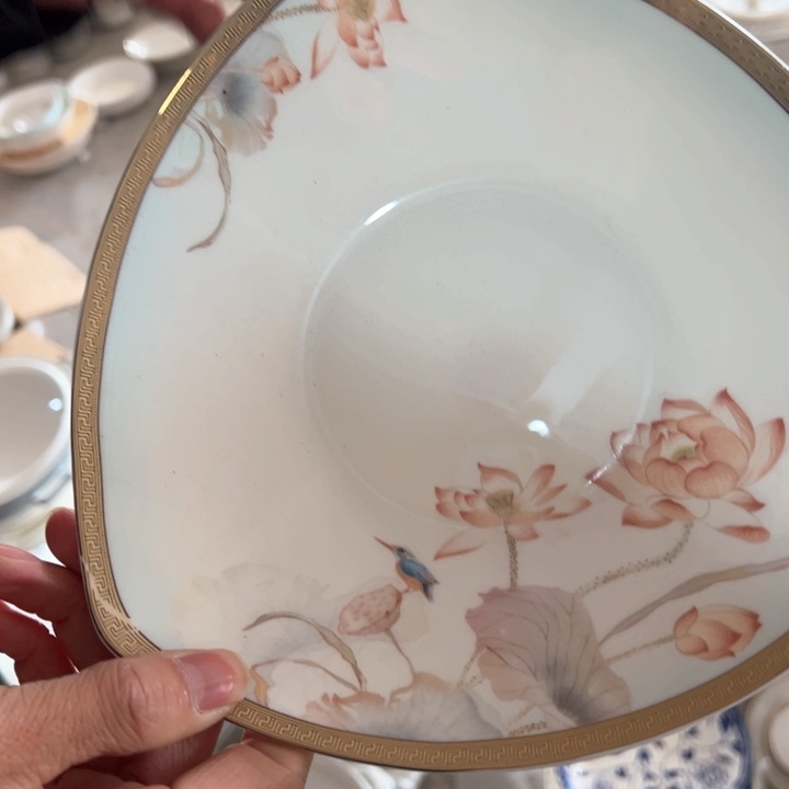 荷花三角盘一个11111