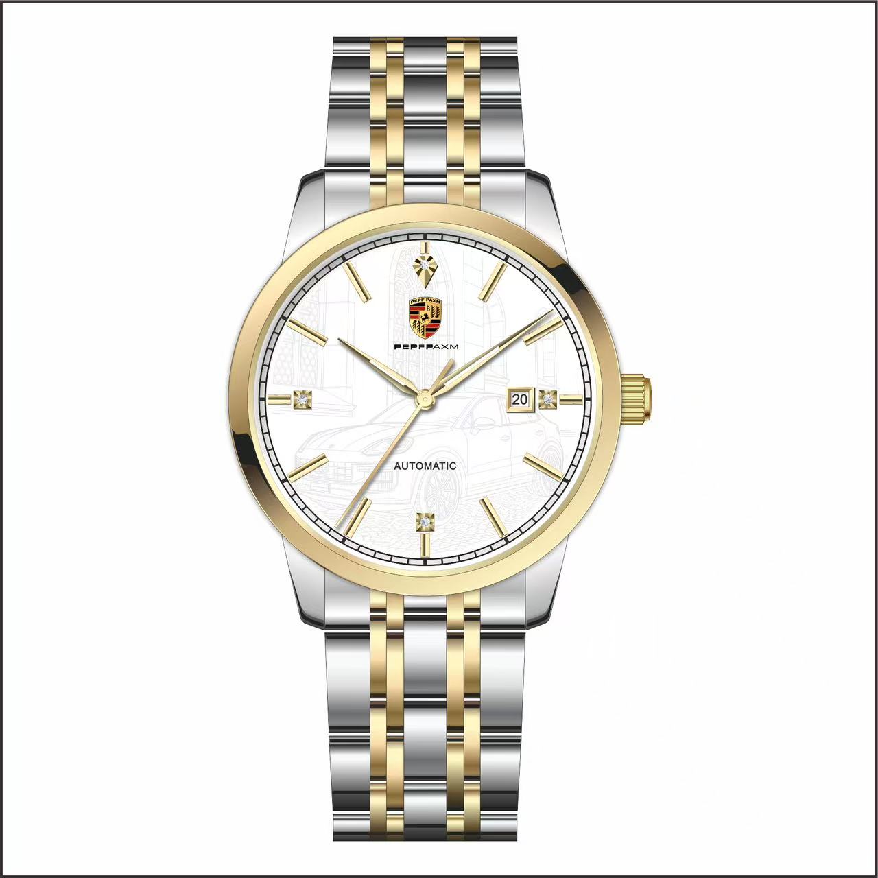 限定联名款手表超强夜光跑车限量风格简约功能男士腕表送皮带PX