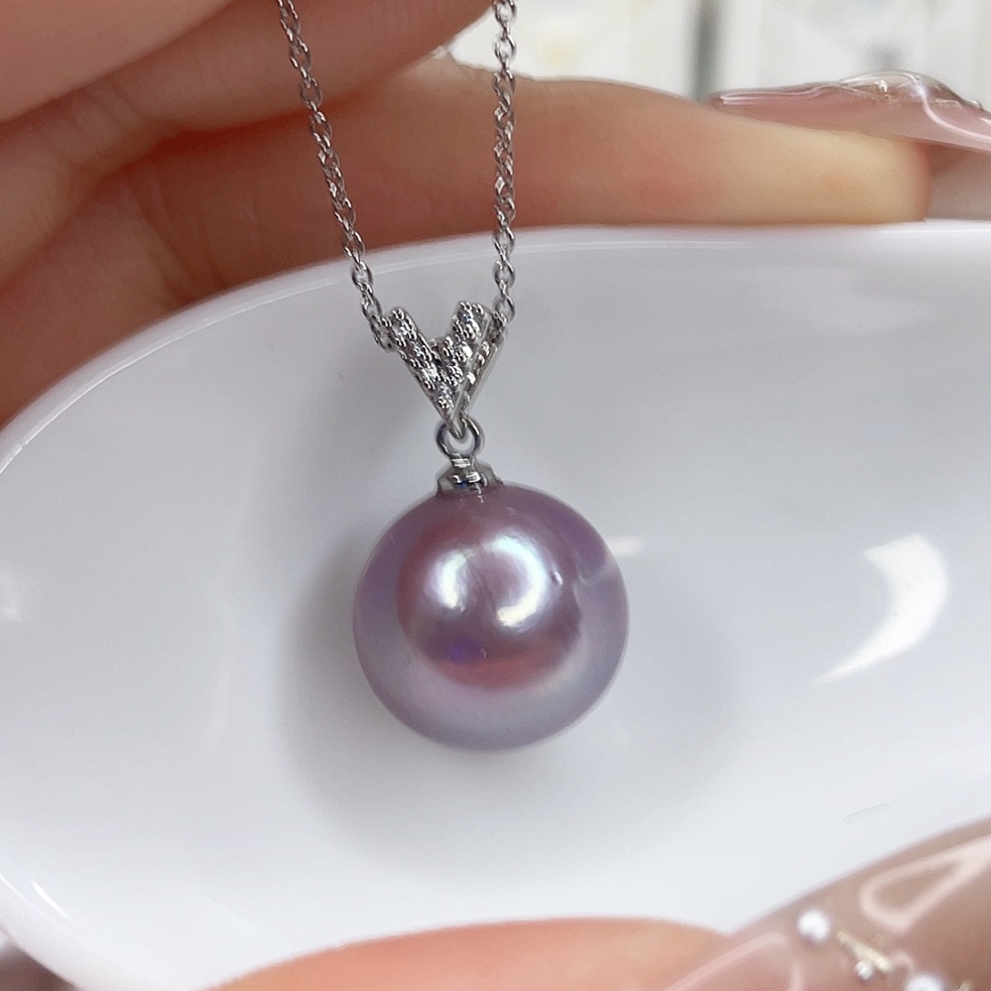 淡水珍珠未镶嵌吊坠(赠链)