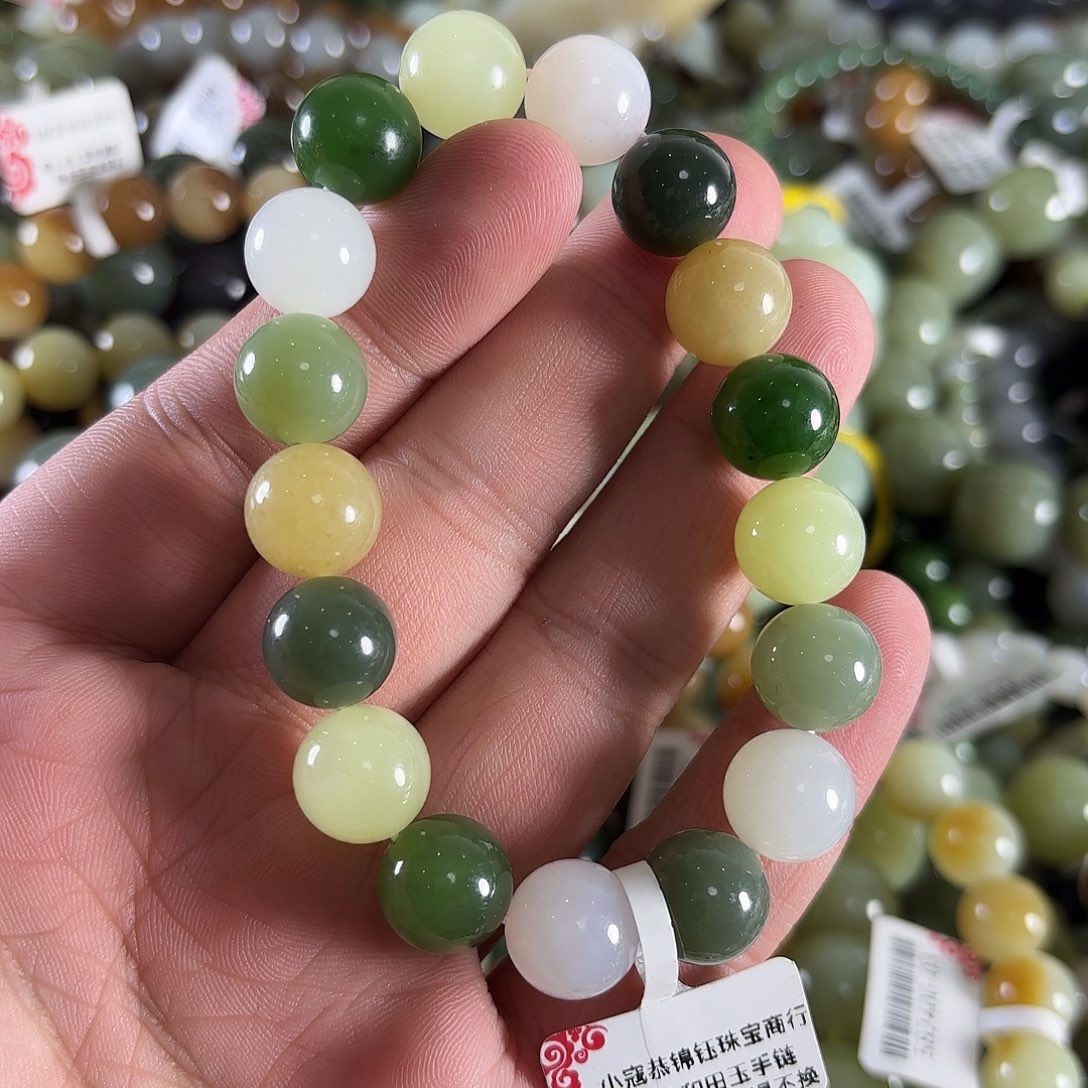 和田玉手链未镶嵌W112