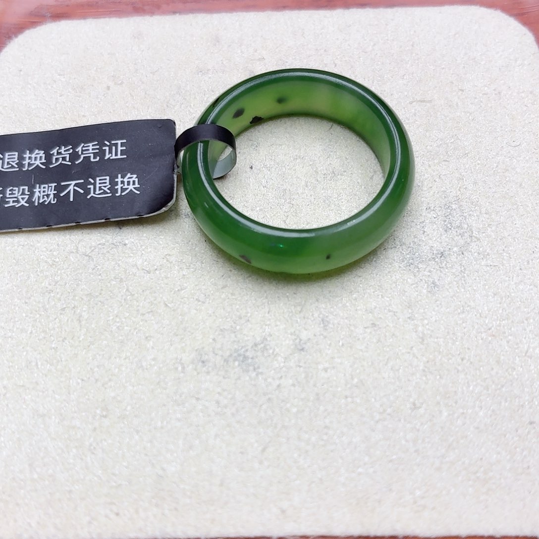 阿***_和田玉戒圈未镶嵌20后