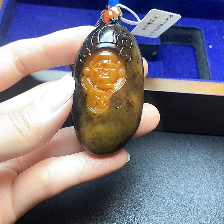 和田玉挂件未镶嵌夕***好N