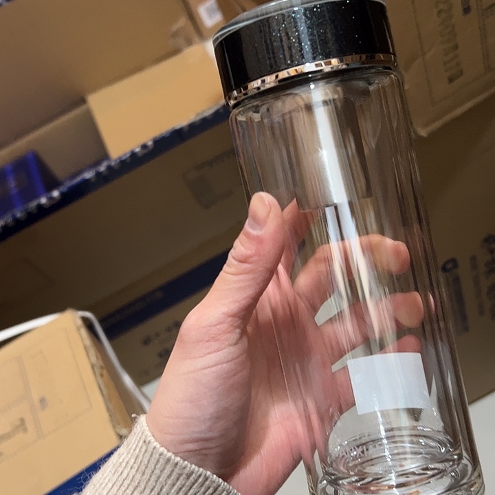 Av12-70-360ml双层 银 牛奶杯